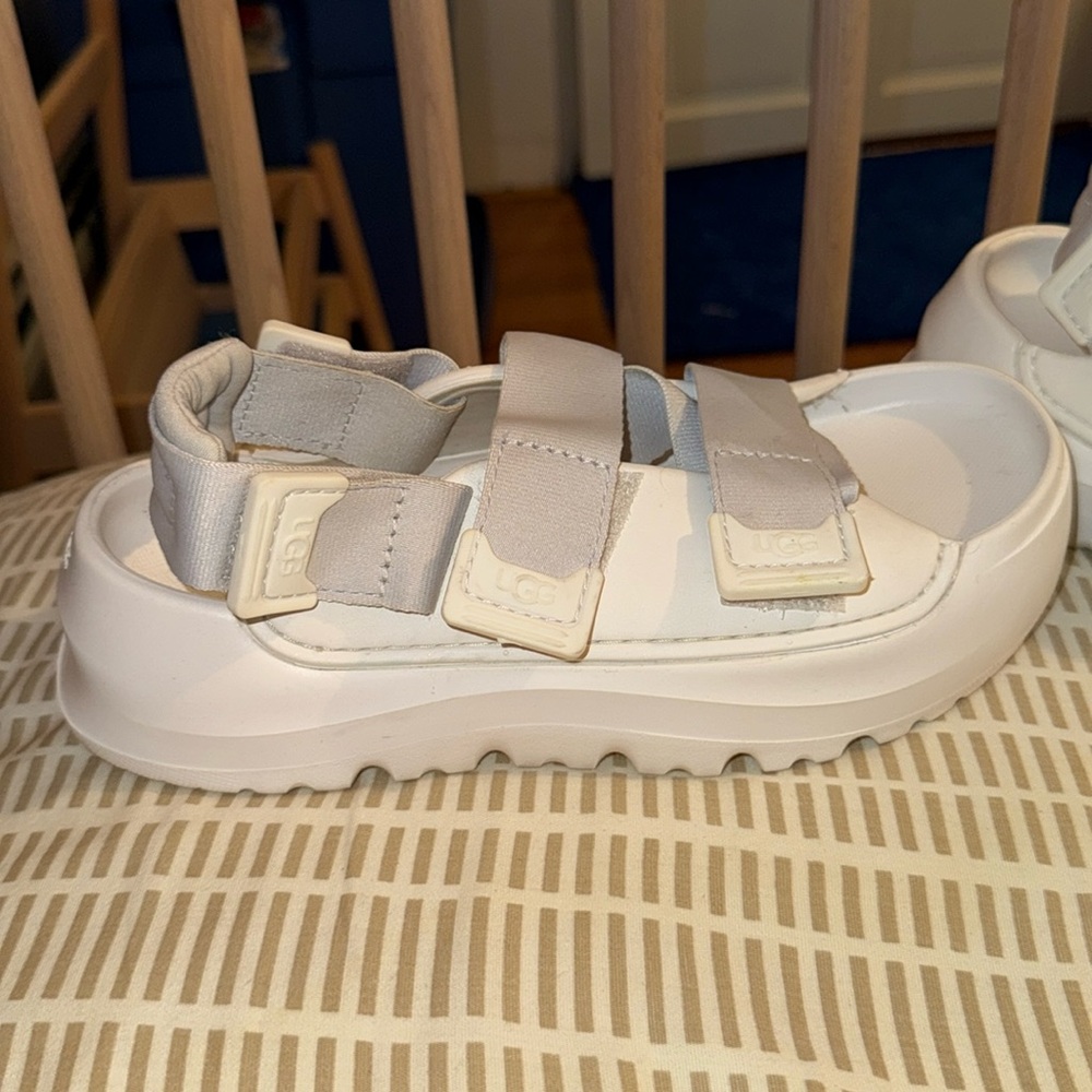 UGG White Sandals